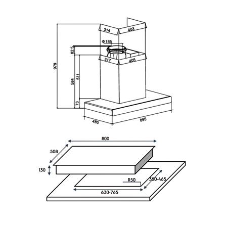 เตาฝัง+เครื่องดูดควัน ELECTROLUX EHG8260GE ECC9310S_4