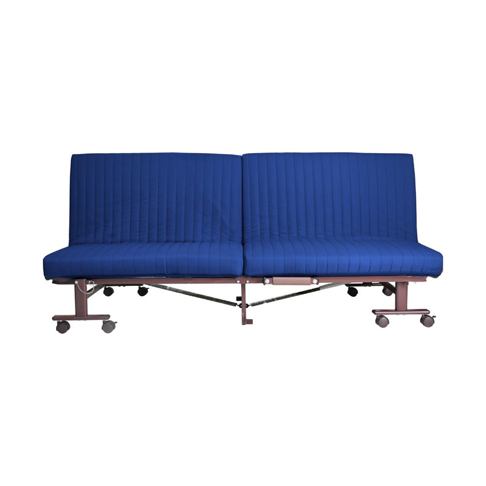 เตียงพับพร้อม TOPPER THAIBULL OLT504-240-90 สีน้ำเงิน