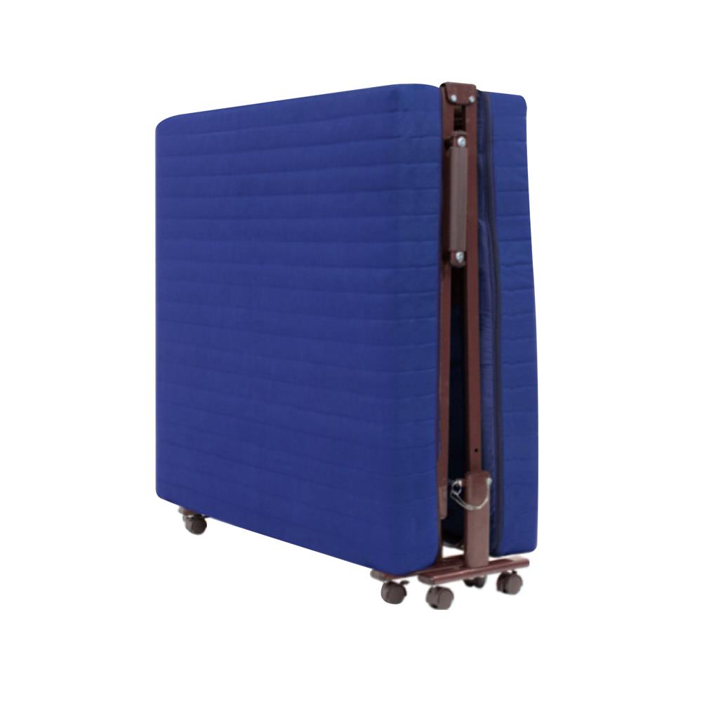 เตียงพับพร้อม TOPPER THAIBULL OLT504-240-90 สีน้ำเงิน