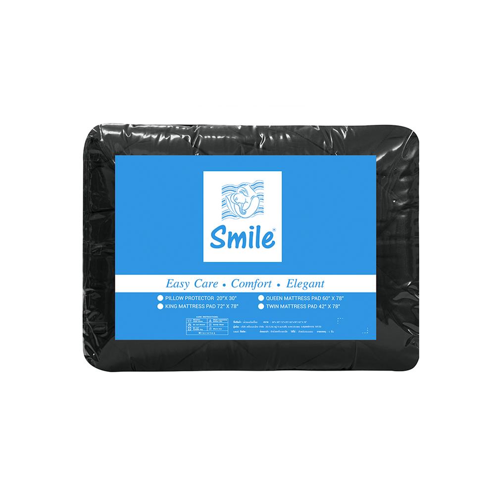 ผ้ารองกันเปื้อน QUEEN SIZE PICASSO SMILE FIT สี DARK GREY