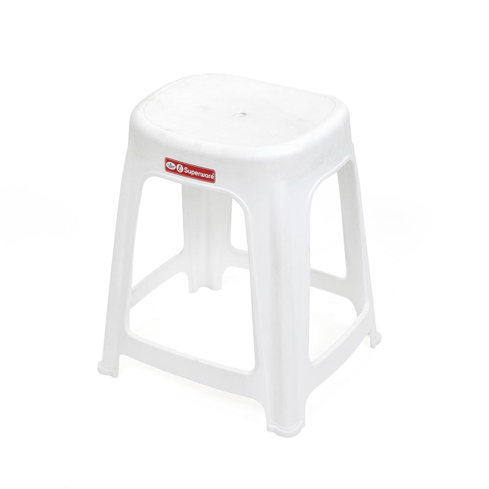 เก้าอี้พลาสติก SUPERWARE CH-68/A สีขาว