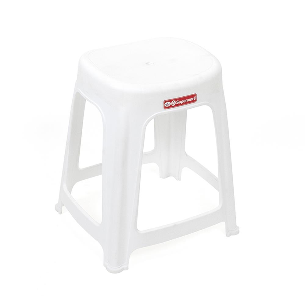 เก้าอี้พลาสติก SUPERWARE CH-68/A สีขาว