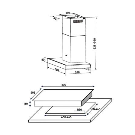 เตาฝัง+เครื่องดูดควัน ELECTROLUX EHG8260B+ECC9788S_4
