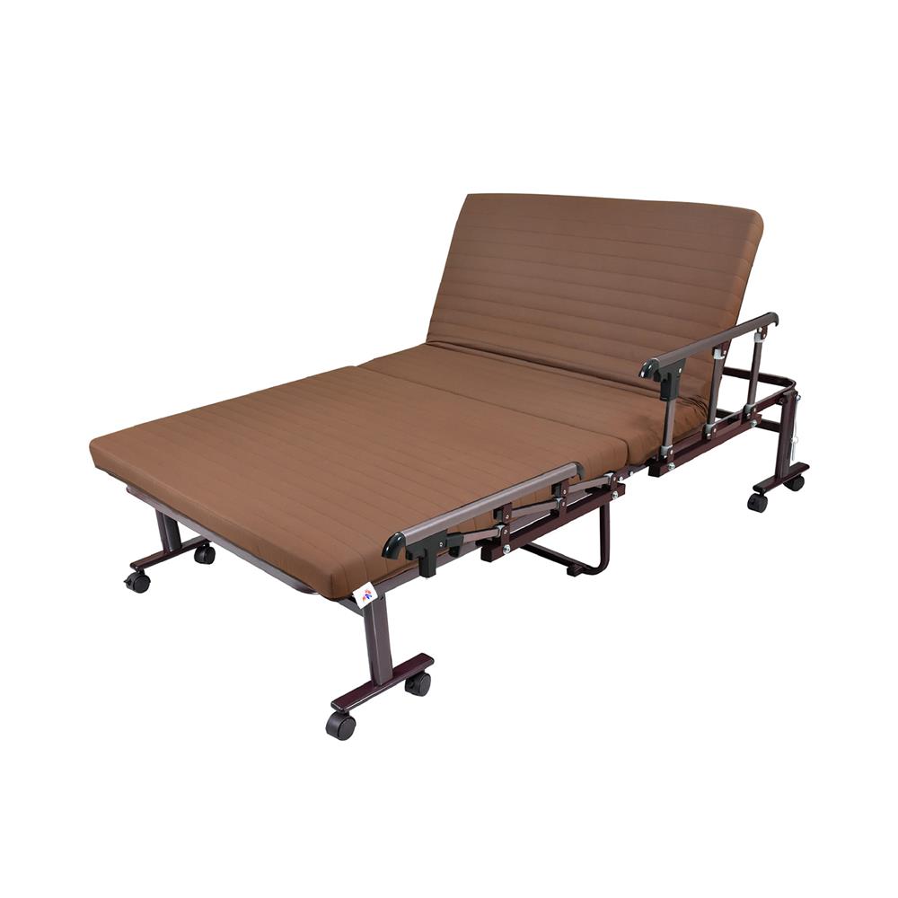 เตียงพับพร้อม TOPPER THAIBULL OLT247-100B สีน้ำตาล