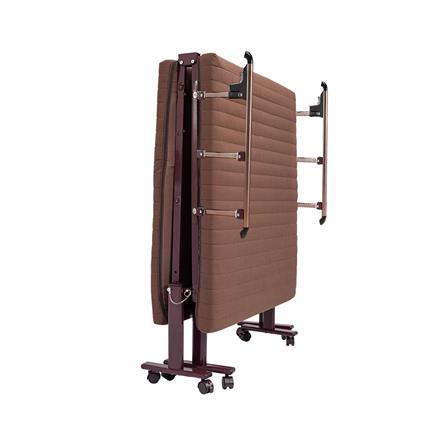 เตียงพับพร้อม TOPPER THAIBULL OLT247-100B สีน้ำตาล_2