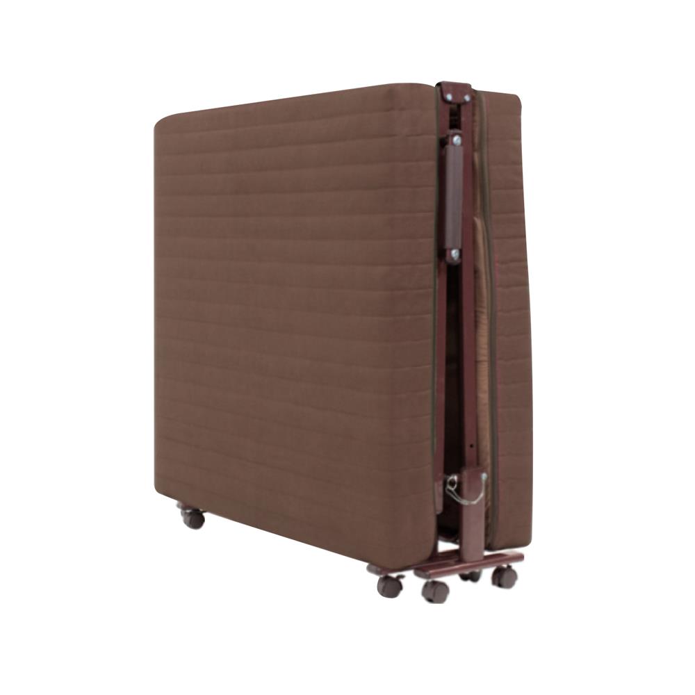 เตียงพับพร้อม TOPPER THAIBULL 3 IN 1 OLT504-240-90 สีน้ำตาล