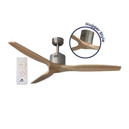 พัดลมไม่มีโคมไฟ WINFAVOUR TW08 54 นิ้ว สีน้ำตาล_0