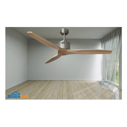 พัดลมไม่มีโคมไฟ WINFAVOUR TW08 54 นิ้ว สีน้ำตาล_2