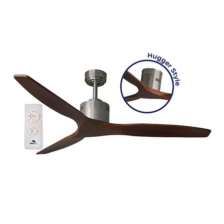 พัดลมไม่มีโคมไฟ WINFAVOUR TW07 54 นิ้ว สีน้ำตาล_0