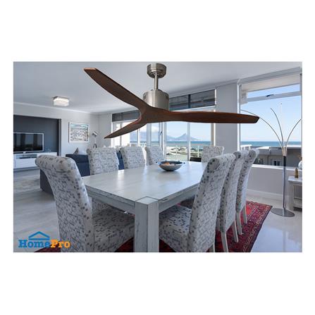 พัดลมไม่มีโคมไฟ WINFAVOUR TW07 54 นิ้ว สีน้ำตาล_2