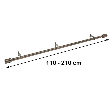 รางเหล็ก ยืดหด HOME LIVING STYLE TRENETE 110-210 ซม. สีทองแดง_5