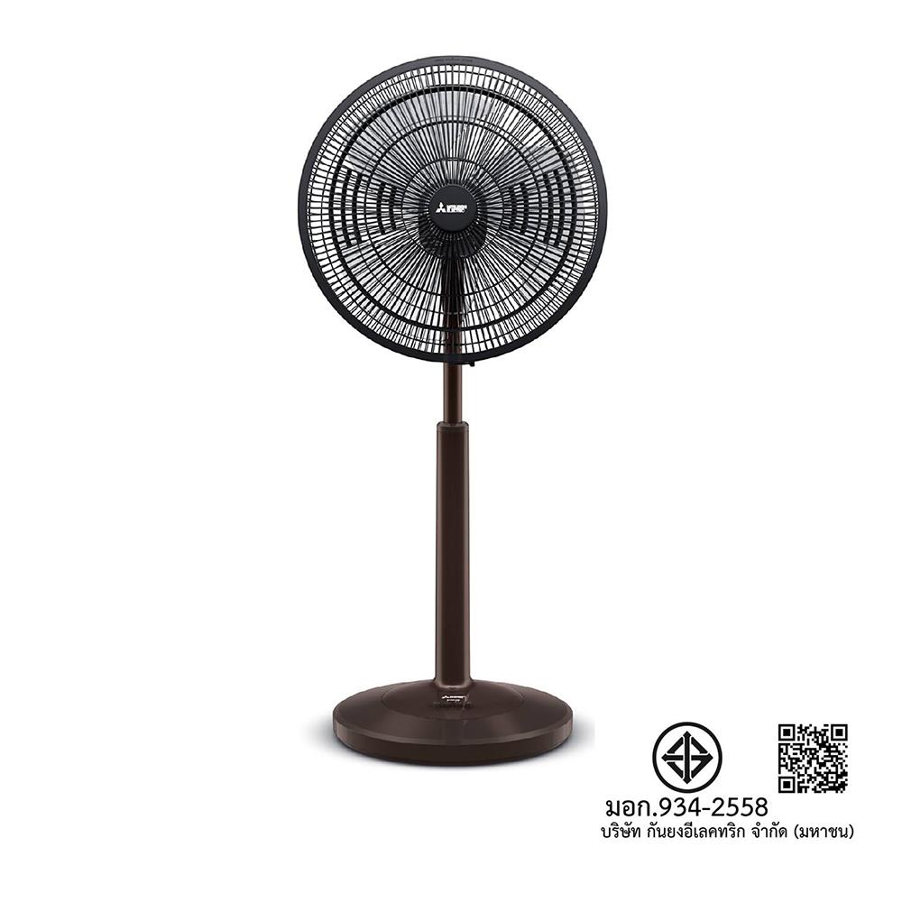 พัดลมสไลด์ 18 นิ้ว MITSUBISHI R18A-GB CY-BW สีน้ำตาลคลาสซี่