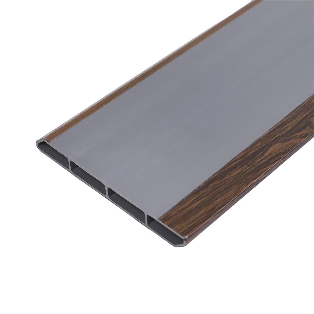 บัวพื้น PVC CROBERN 10x240x1 ซม. สีไม้สัก