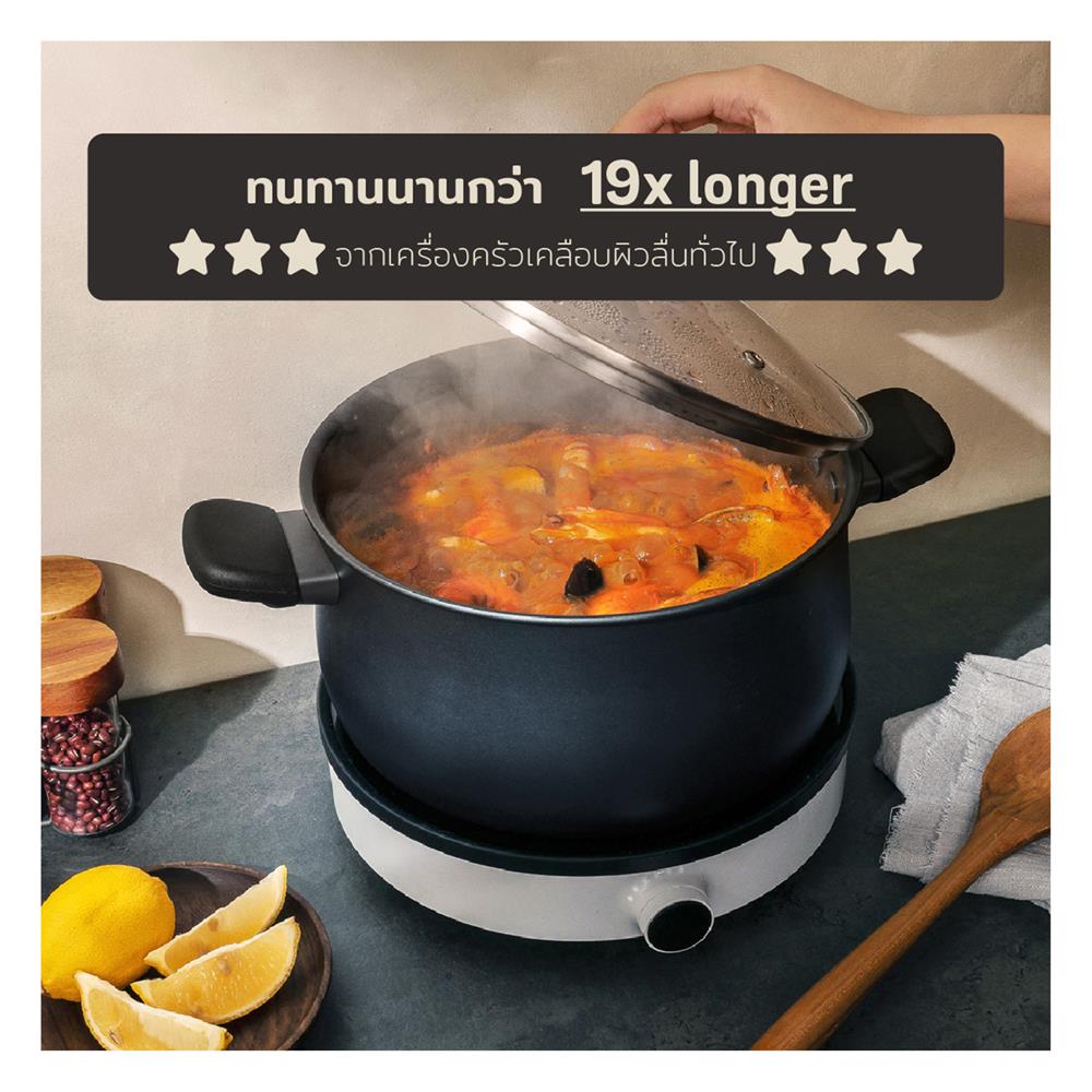 หม้อ 2 หู 20 ซม. MEYER MIDNIGHT