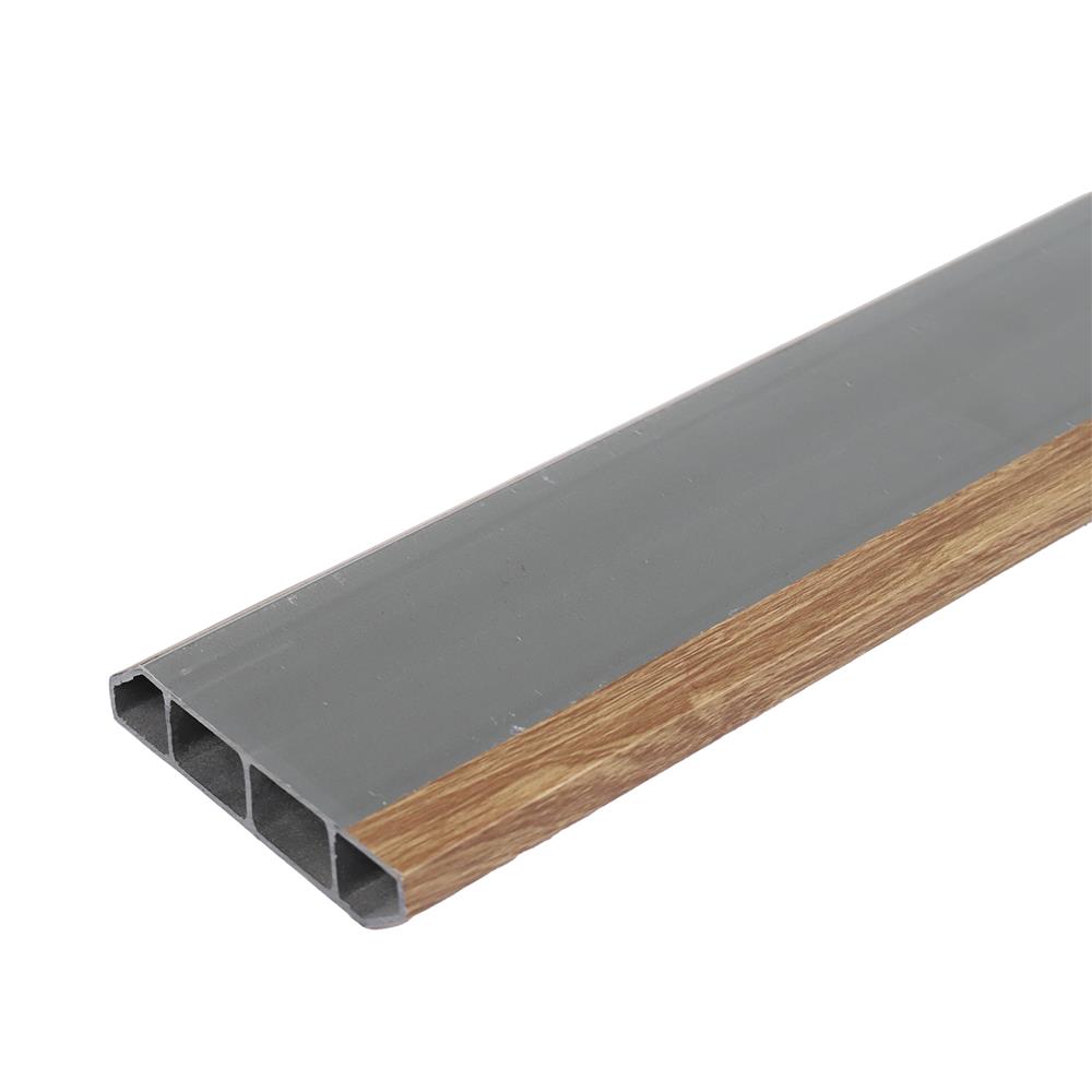 บัวพื้น PVC CROBERN 7.5x240x1.5 ซม. สีโอ๊ค