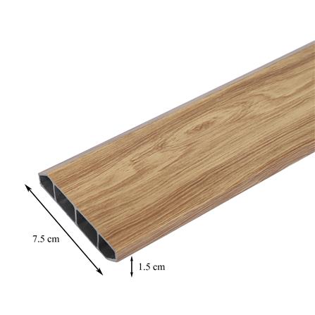 บัวพื้น PVC CROBERN 7.5x240x1.5 ซม. สีโอ๊ค_6