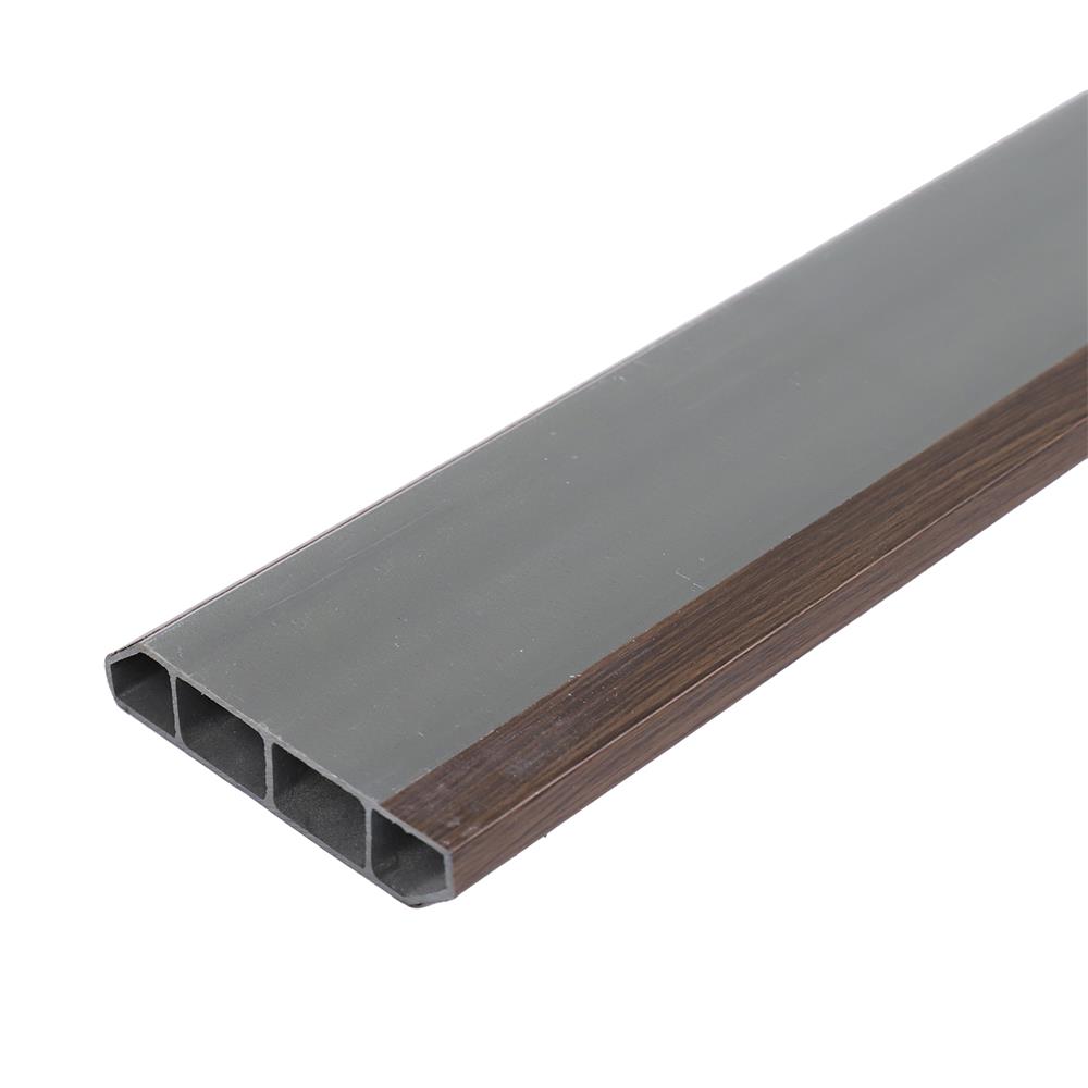 บัวพื้น PVC CROBERN 7.5x240x1.5 ซม. สีไม้สัก