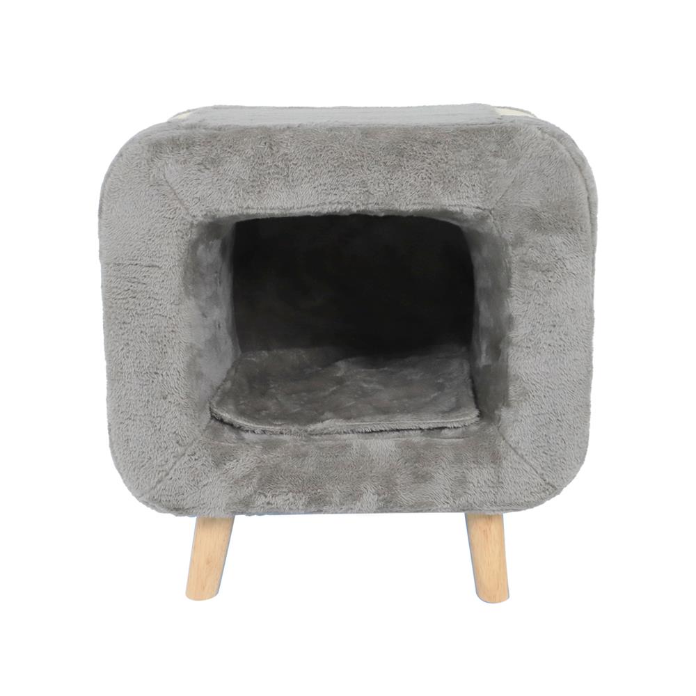 สตูลเหลี่ยม FURDINI HOPE สีเทา