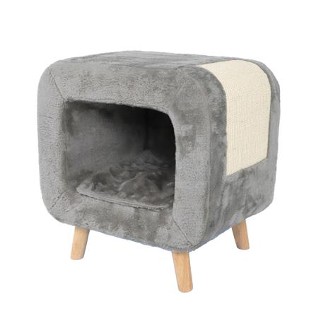 สตูลเหลี่ยม FURDINI HOPE สีเทา_1