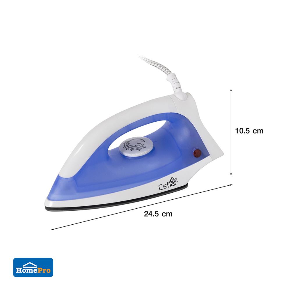เตารีดแห้ง CEFLAR IR-001 1.20ปอนด์