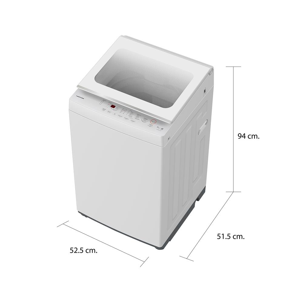 เครื่องซักผ้าฝาบน TOSHIBA AW-M901BT(WW) 8 กก. สีขาว
