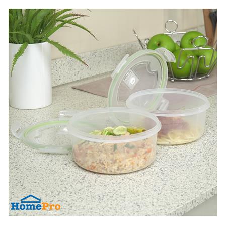 ชุดกล่องอาหาร 1.15 ลิตร KECH 6004 1แถม1 สีเขียว_6