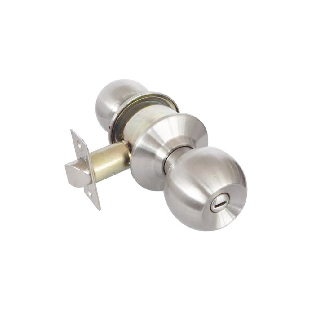 ลูกบิดห้องน้ำ SOLO C531 BK-SS หัวกลม สีสเตนเลส 24 แพ็ก/ลัง