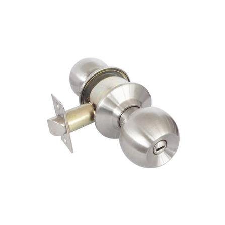 ลูกบิดห้องน้ำ SOLO C531 BK-SS หัวกลม สีสเตนเลส 24 แพ็ก/ลัง_0