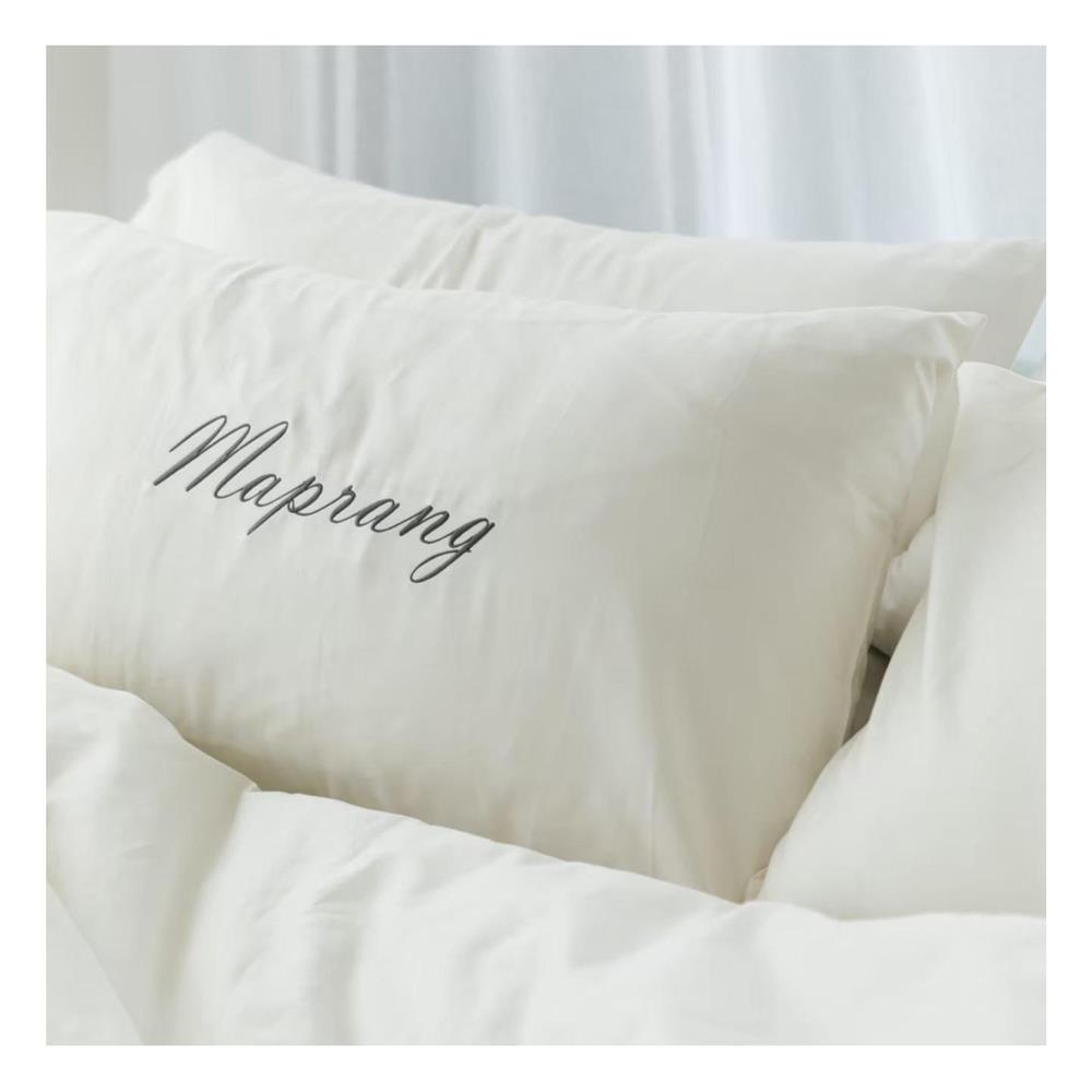 ชุดผ้าปูที่นอน 6 ฟุต 7 ชิ้น BENEATH OFF WHITE สีขาว