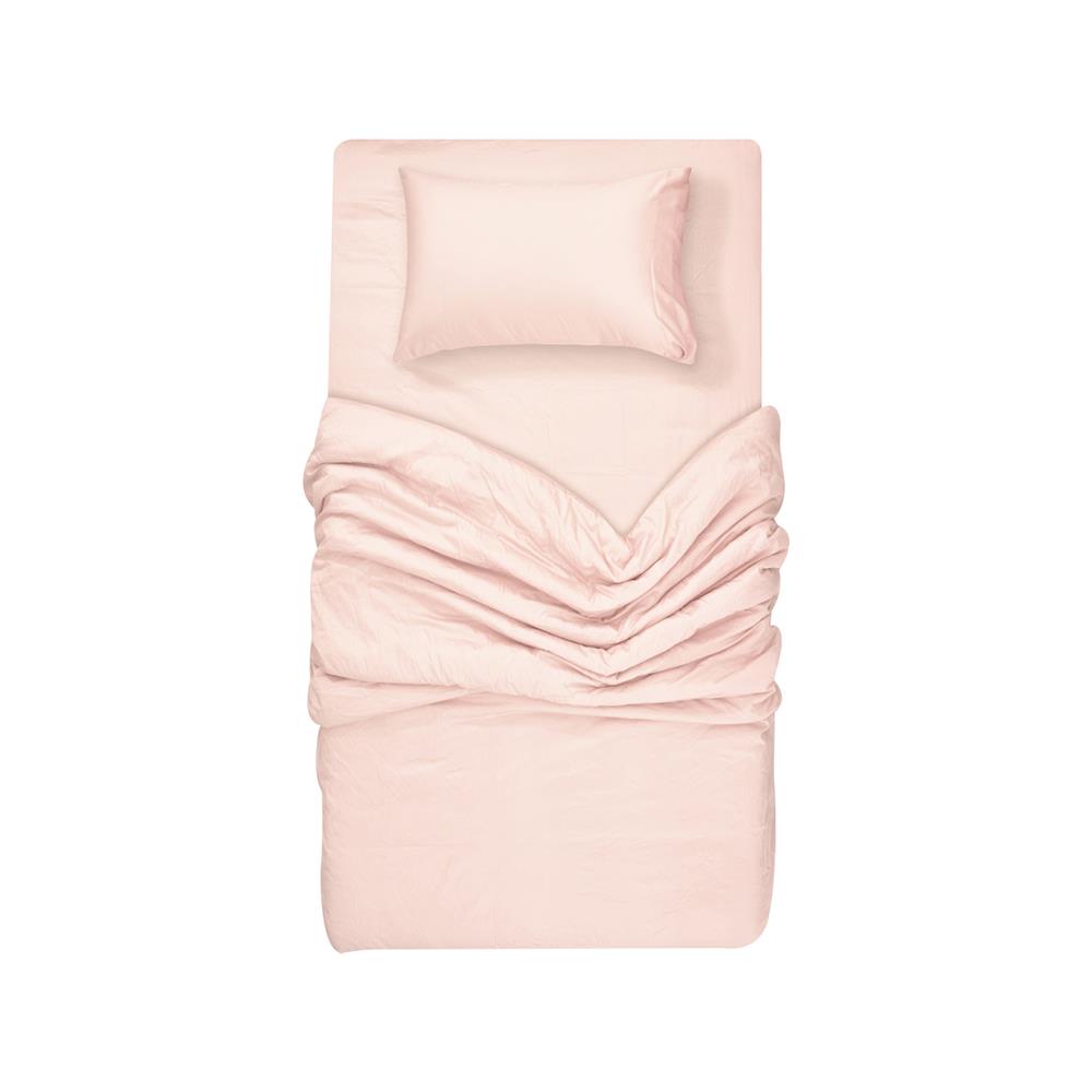 ชุดผ้าปูที่นอน 3.5 ฟุต 4 ชิ้น BENEATH PEONY PINK สีชมพู