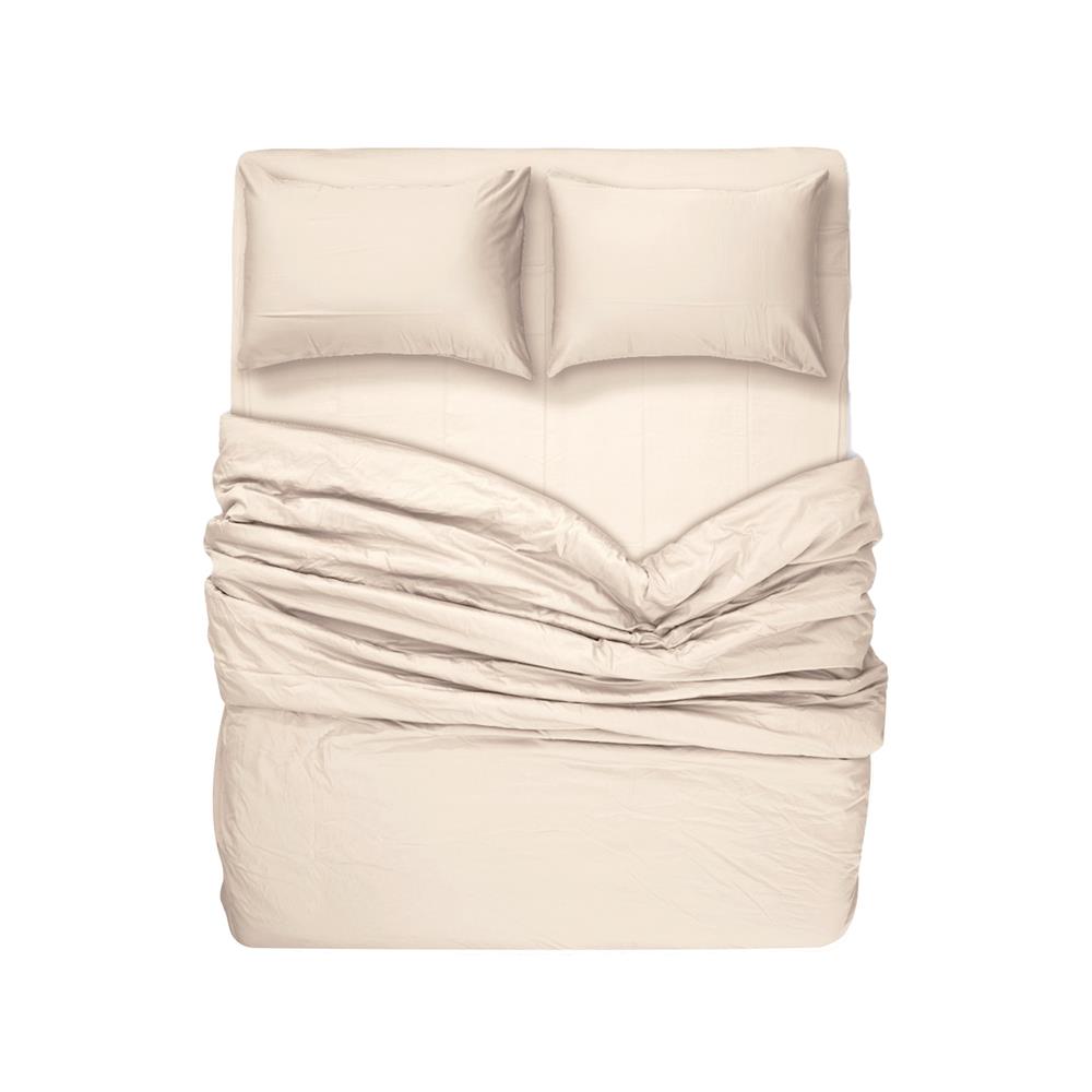 ชุดผ้าปูที่นอน 6 ฟุต 8 ชิ้น BENEATH GOLDEN SAND สี SAND