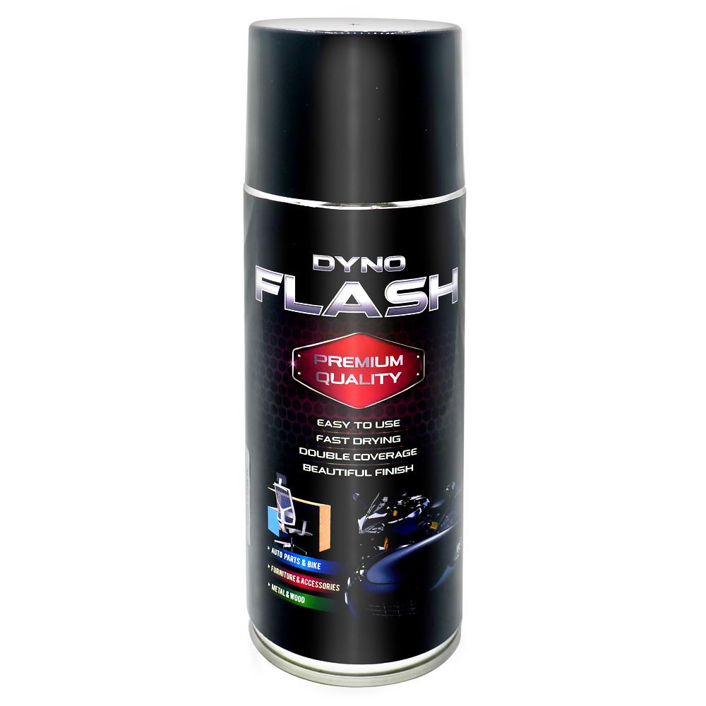 สีสเปรย์ DYNO FLASH 7201 สี SATIN CLEAR 400 ซีซี