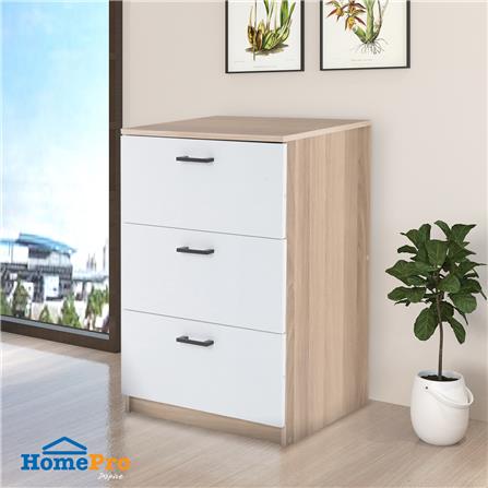 ตู้ลิ้นชัก 3 ลิ้นชัก FURDINI AMORE 59 ซม. สีไวท์โอ๊ค/ขาว_5