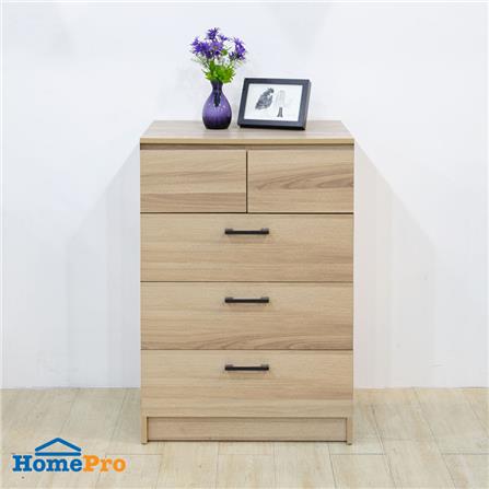 ตู้ลิ้นชัก 5 ลิ้นชัก FURDINI AMORE 59 ซม. สีไวท์โอ๊ค_3