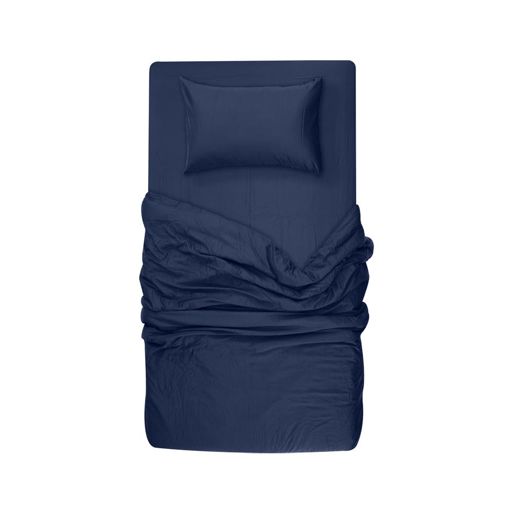 ชุดผ้าปูที่นอน 3.5 ฟุต 5 ชิ้น BENEATH NAVY BLUE