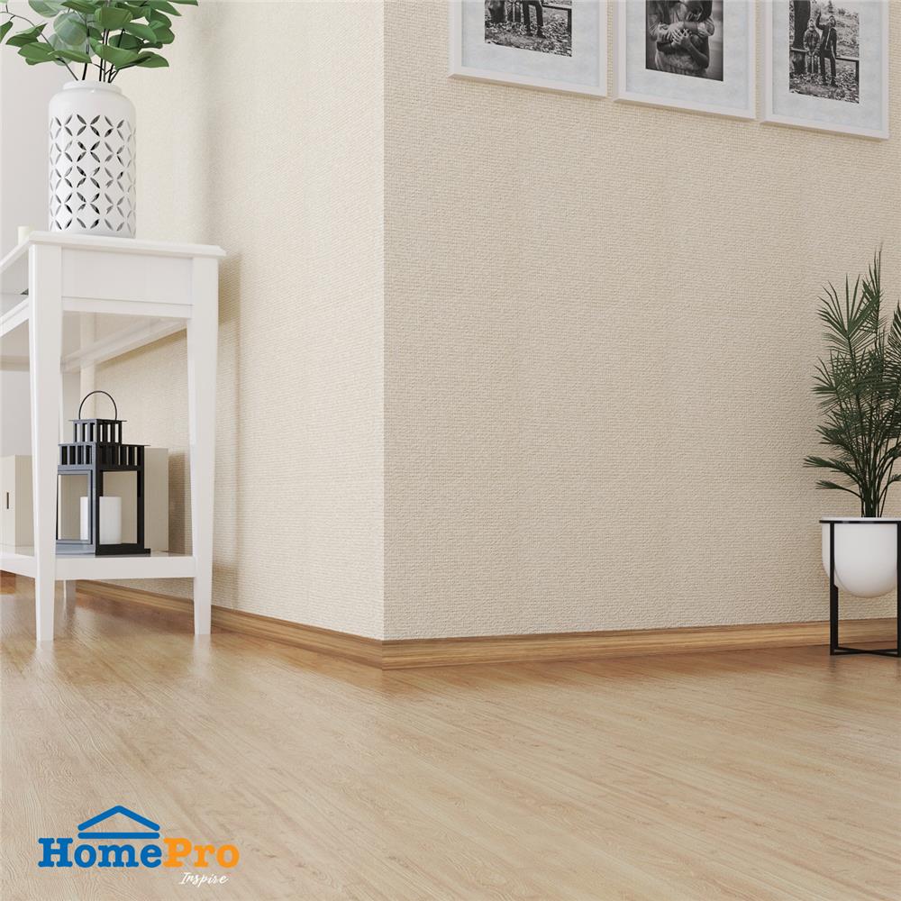 บัวพื้น PVC CROBERN 10x240x1 ซม. สีโอ๊ค