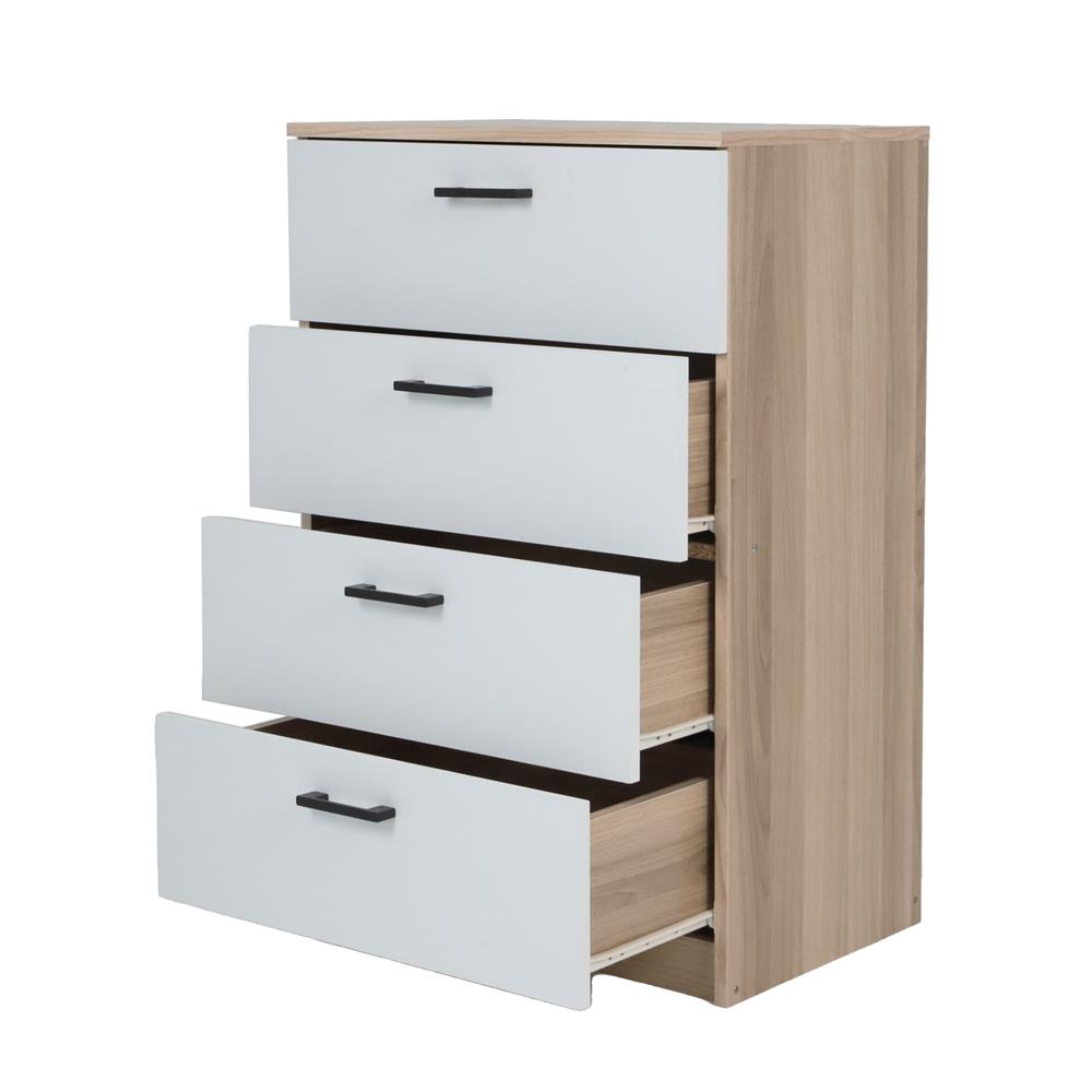 ตู้ลิ้นชัก 4 ลิ้นชัก FURDINI AMORE 59 ซม. สีไวท์โอ๊ค/ขาว