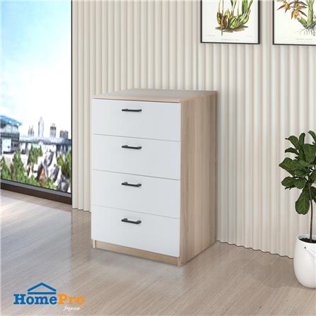 ตู้ลิ้นชัก 4 ลิ้นชัก FURDINI AMORE 59 ซม. สีไวท์โอ๊ค/ขาว_5