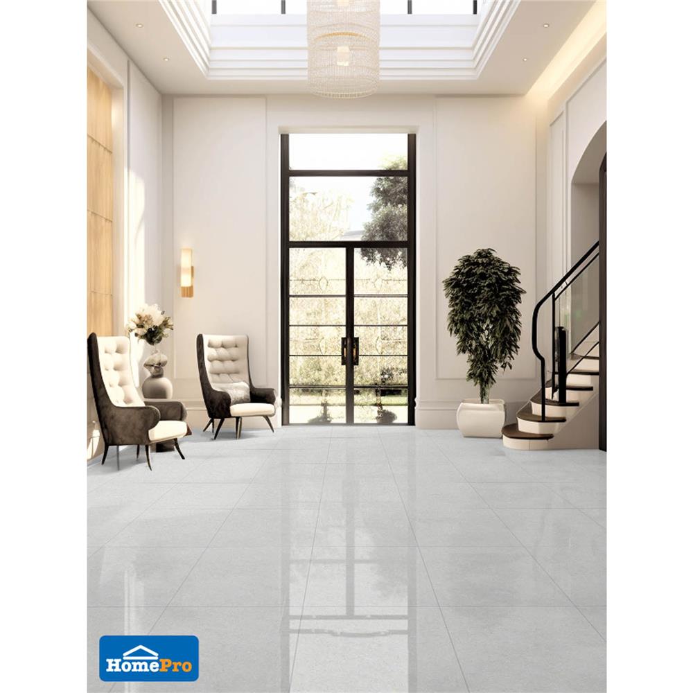 กระเบื้องพื้น 60x60 ซม. TARA คิวรี่ ไวท์ A 1.44M2