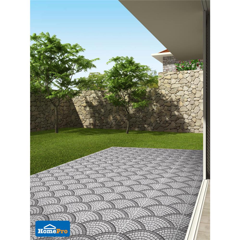 กระเบื้องพื้น 50x50 ซม. DURAGRES อาร์เวล เทา A 1 ตร.ม.