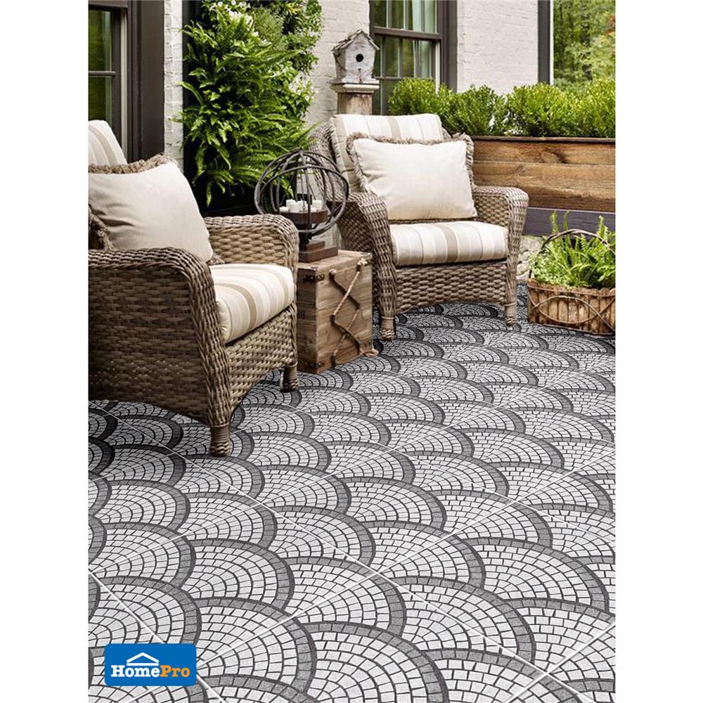 กระเบื้องพื้น 50x50 ซม. DURAGRES อาร์เวล เทา A 1 ตร.ม.