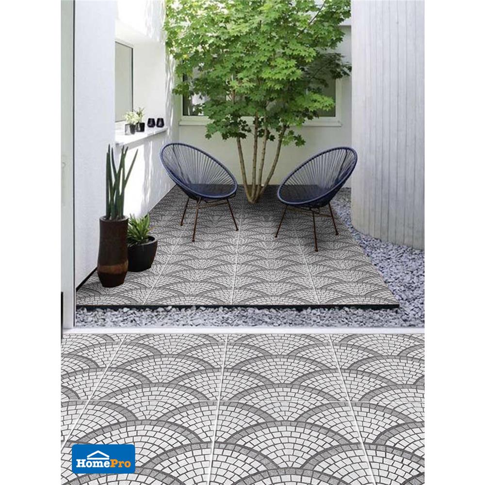 กระเบื้องพื้น 50x50 ซม. DURAGRES อาร์เวล เทา A 1 ตร.ม.