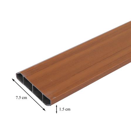 บัวพื้น PVC CROBERN 7.5x240x1.5 ซม. สีเชอร์รี่_6