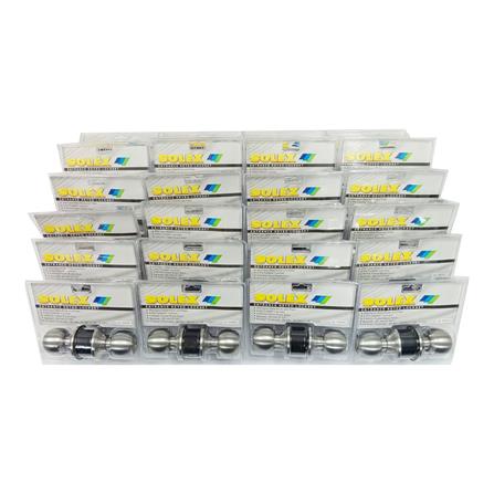 ลูกบิดทั่วไป หัวกลม SOLEX 5500SS สีสเตนเลส 24 แพ็ก/ลัง_0