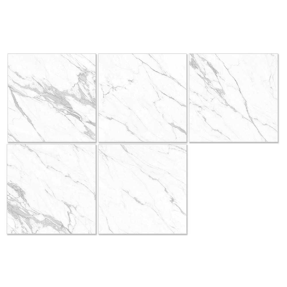 กระเบื้องพื้นพอร์ซเลน 60x60 ซม. TARA พาริช II ไวท์ A 1.44M2