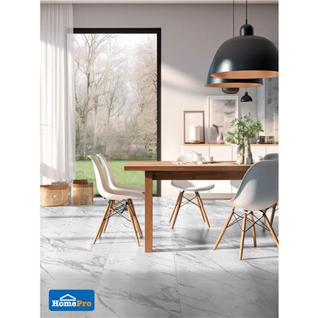 กระเบื้องพื้นพอร์ซเลน 60x60 ซม. TARA พาริช II ไวท์ A 1.44M2_2