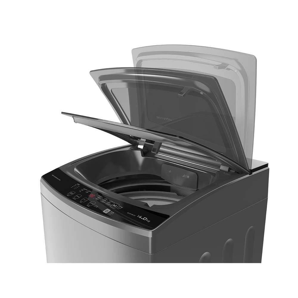 เครื่องซักผ้าฝาบน SHARP ES-W14N-GY 14 กก. สีเทา