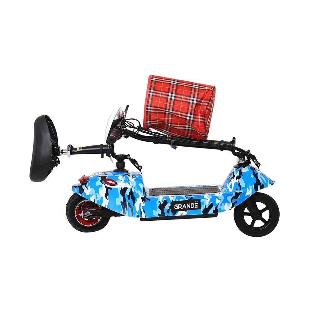 สกู๊ตเตอร์ไฟฟ้า GRANDE L6 สีขาว/น้ำเงิน