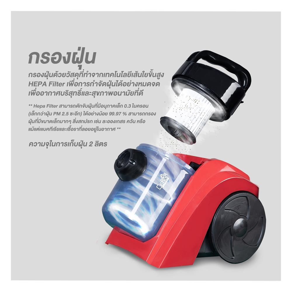 เครื่องดูดฝุ่นแบบกล่อง CEFLAR CVC-02
