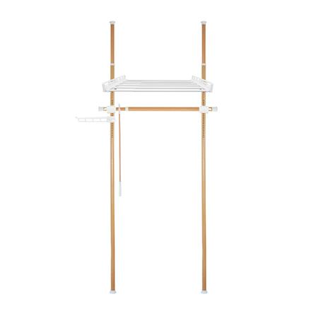 ราวแขวนผ้า 1 ราวแขวน 1 ชั้นวาง TUGU R16M ลายไม้